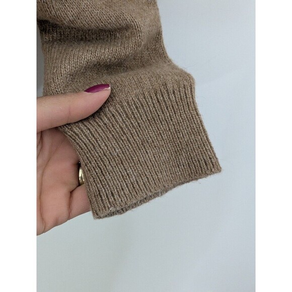 Brooks Brothers Country Club Cardigan Men’s Large Brown Alpaca Blend Italian - Picture 5 of 9